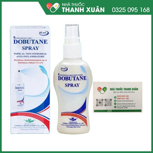 Dobutane Spray thuốc giảm đau, chống viêm